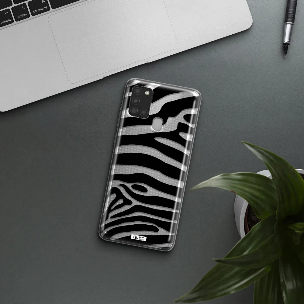 Zebra Samsung A21S Clear TPU Case