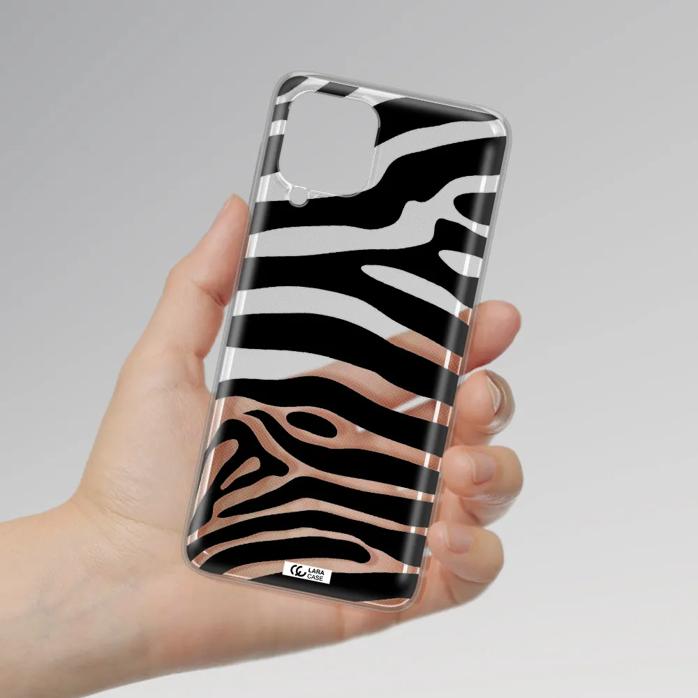 Zebra Samsung A22 4g Clear TPU Case