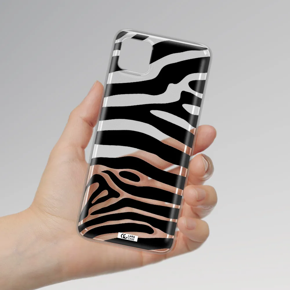 Zebra Samsung A22 5g Clear TPU Case