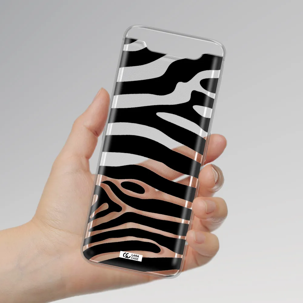 Zebra Samsung A80 Clear TPU Case