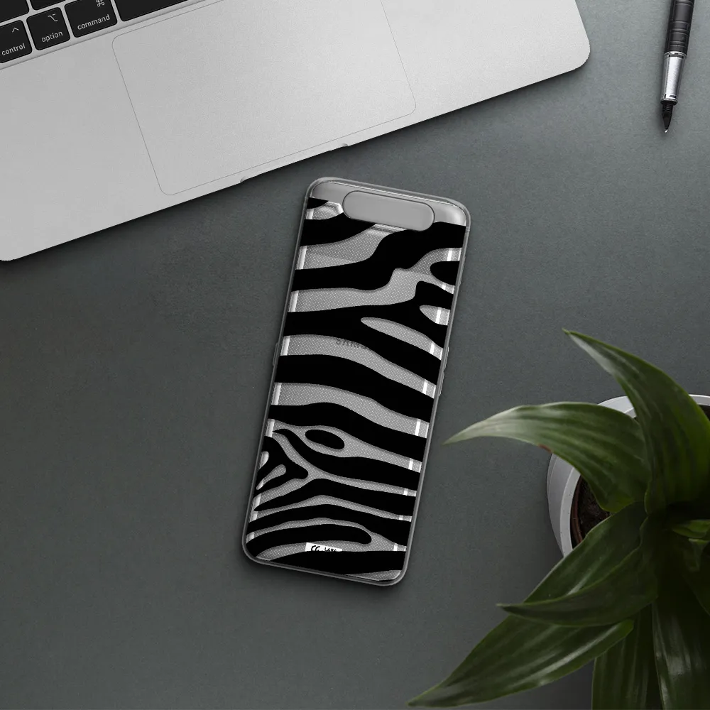 Zebra Samsung A80 Clear TPU Case
