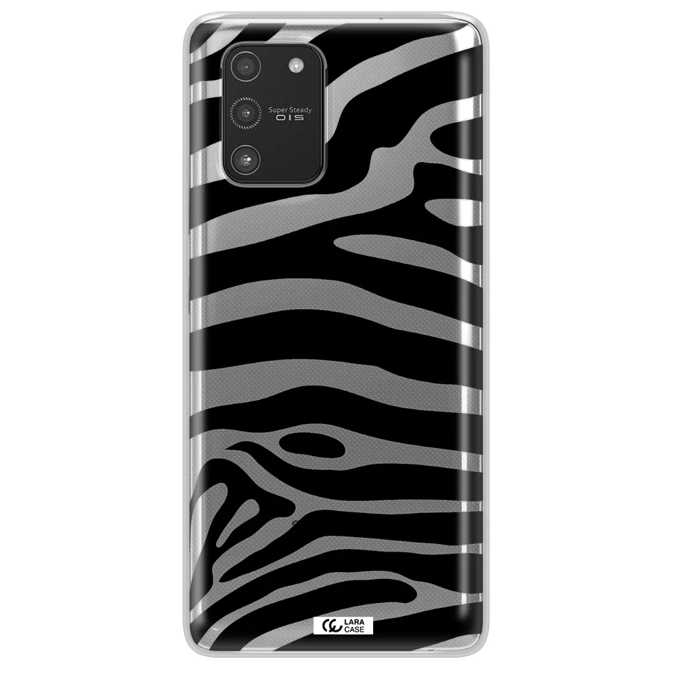 Zebra Samsung A91 Clear TPU Case