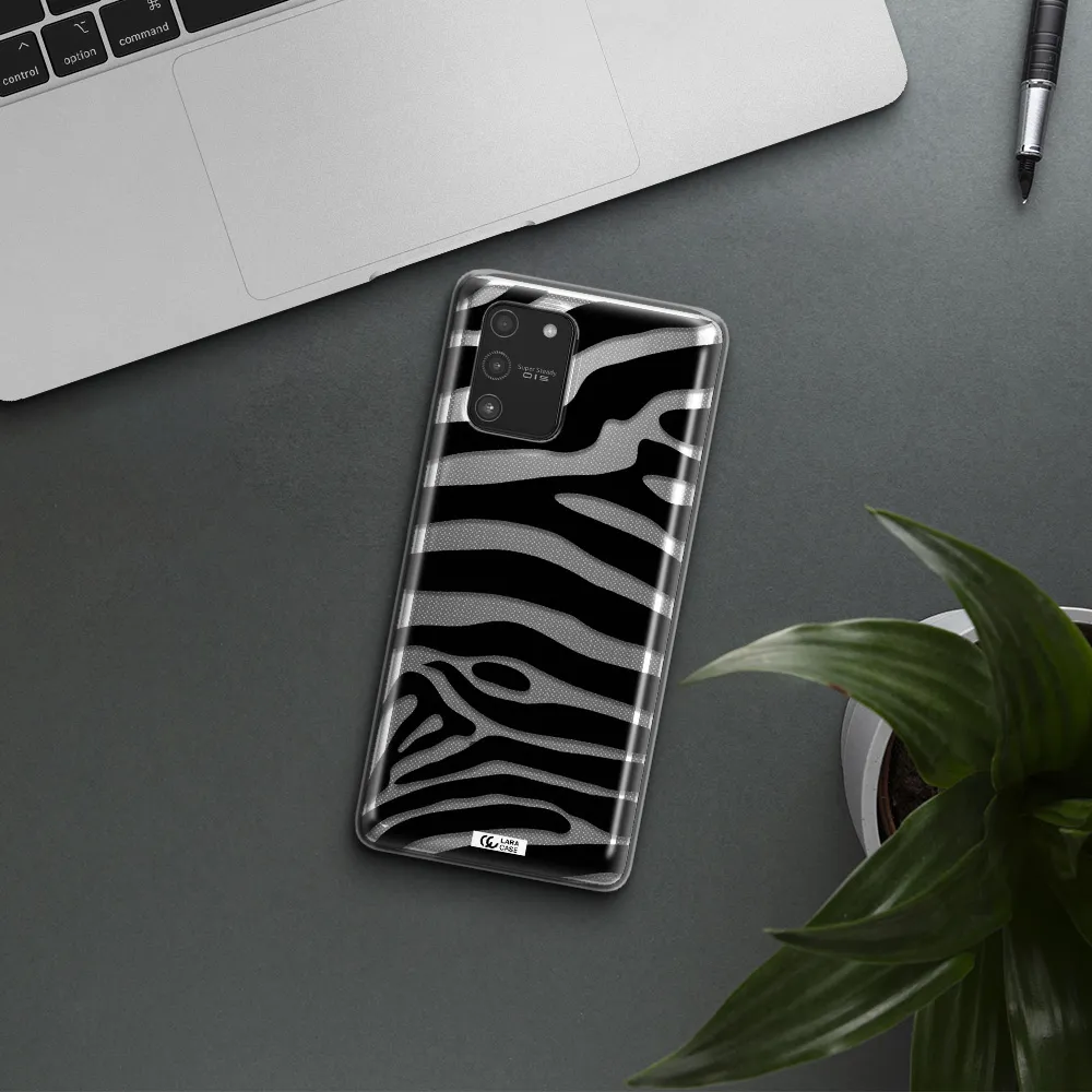 Zebra Samsung A91 Clear TPU Case