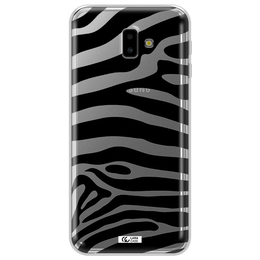 Zebra Samsung J6 Plus Clear TPU Case