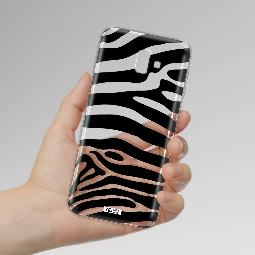 Zebra Samsung J6 Plus Clear TPU Case