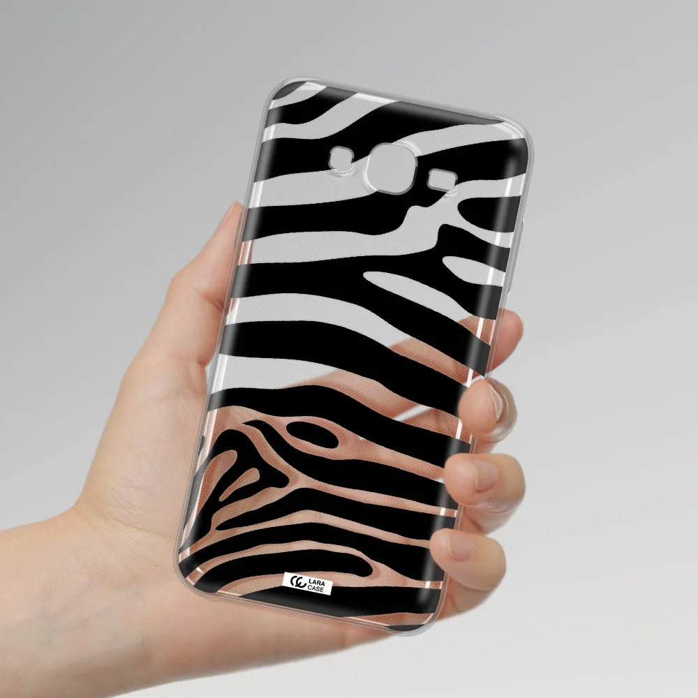Zebra Samsung J7 Clear TPU Case