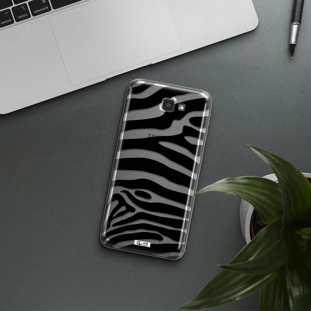 Zebra Samsung J7 Prim Clear TPU Case