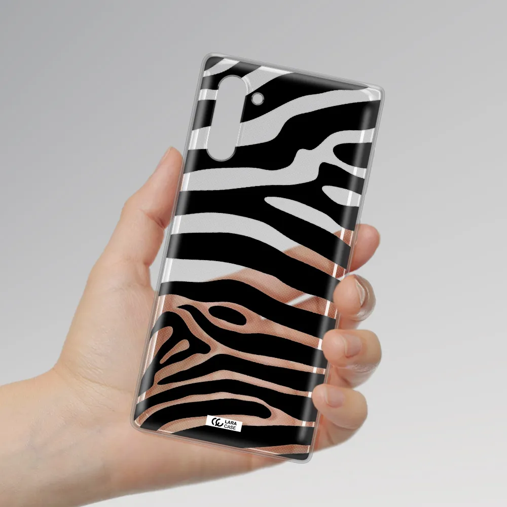 Zebra Samsung Note 10 Clear TPU Case