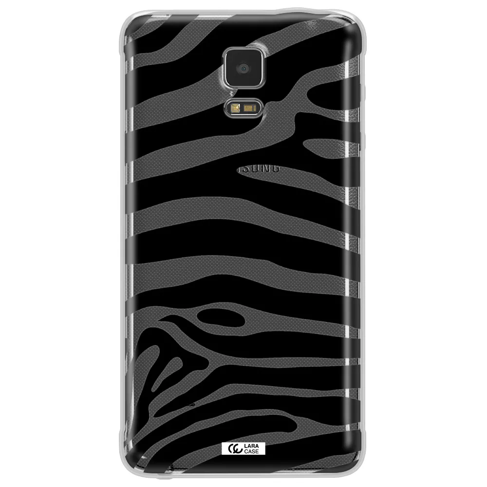 Zebra Samsung Note 4 Clear TPU Case