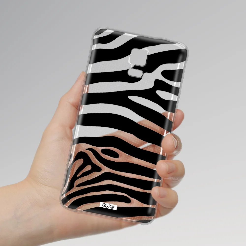 Zebra Samsung Note 4 Clear TPU Case