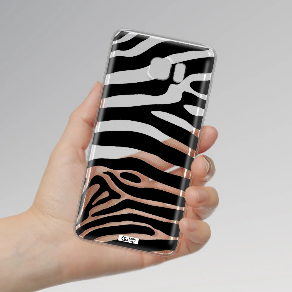 Zebra Samsung Note 5 Clear TPU Case
