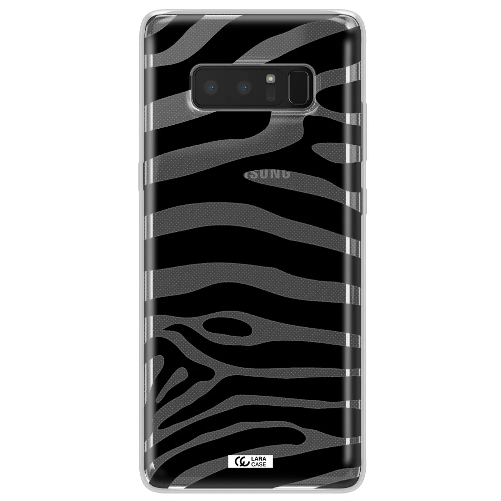 Zebra Samsung Note 8 Clear TPU Case