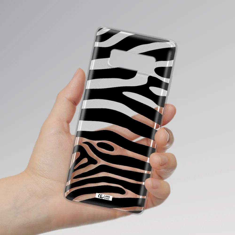 Zebra Samsung Note 8 Clear TPU Case