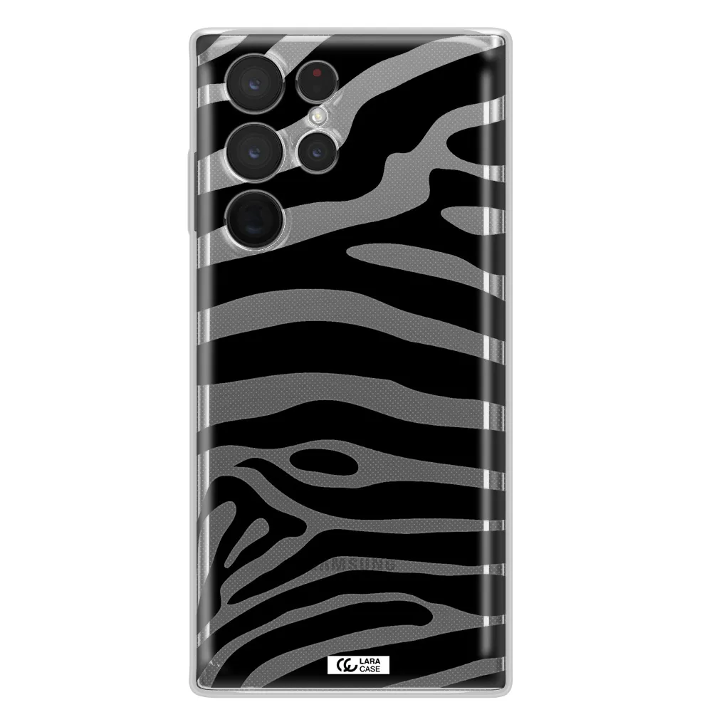 Zebra Samsung S 22 Ultra Clear TPU Case