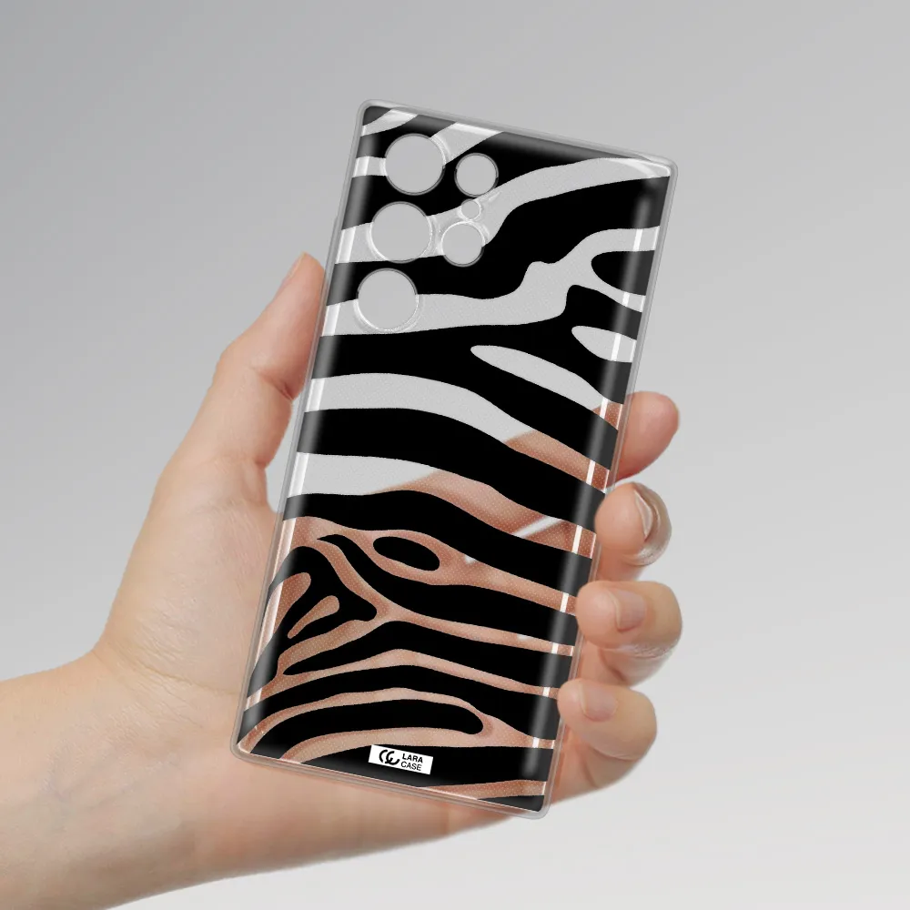 Zebra Samsung S 22 Ultra Clear TPU Case