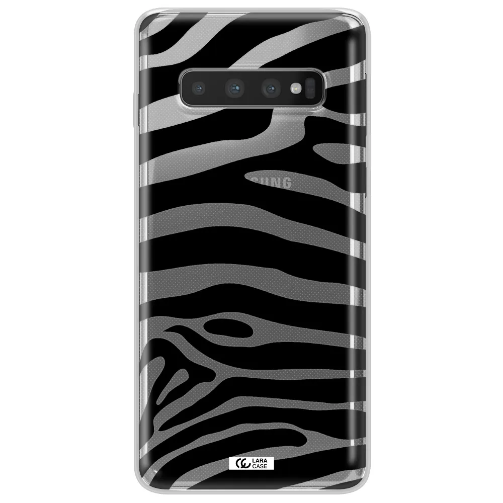 Zebra Samsung S10 Clear TPU Case