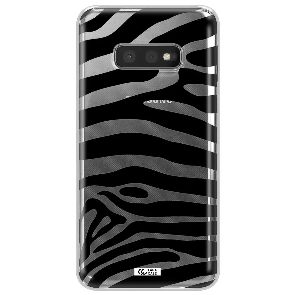 Zebra Samsung S10e Clear TPU Case