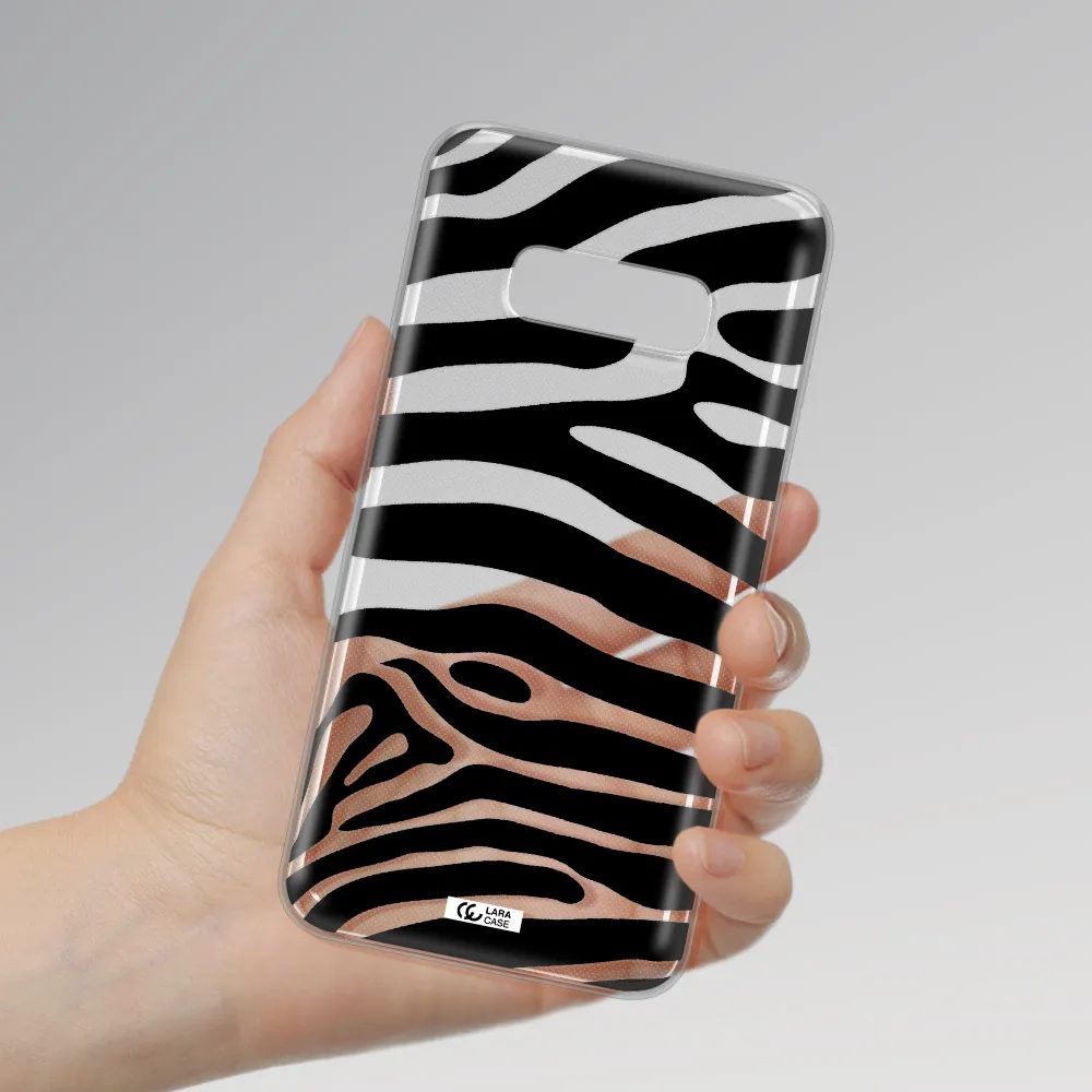 Zebra Samsung S10e Clear TPU Case