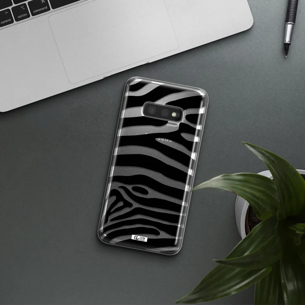 Zebra Samsung S10e Clear TPU Case