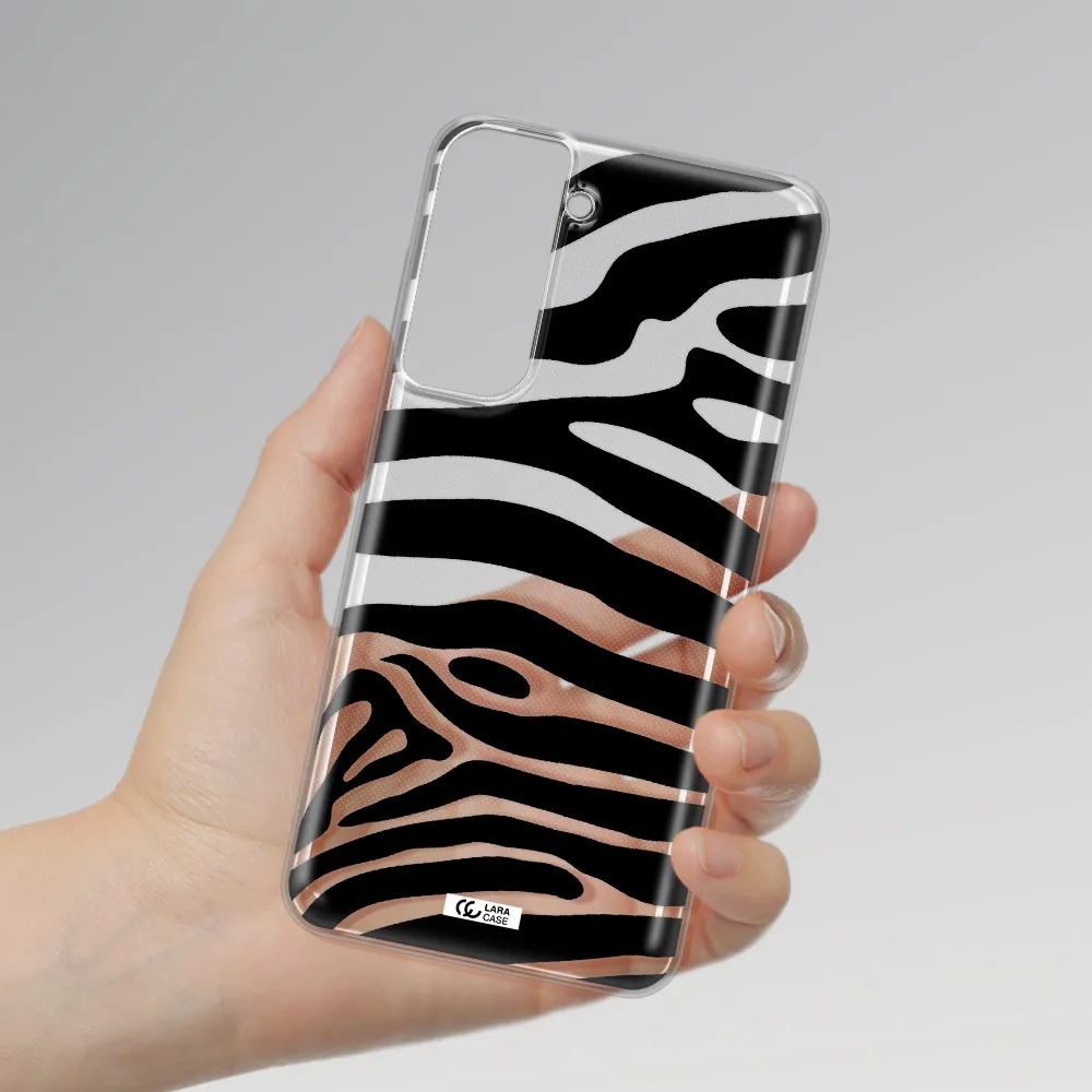 Zebra Samsung S21 Fe Clear Tpu Case