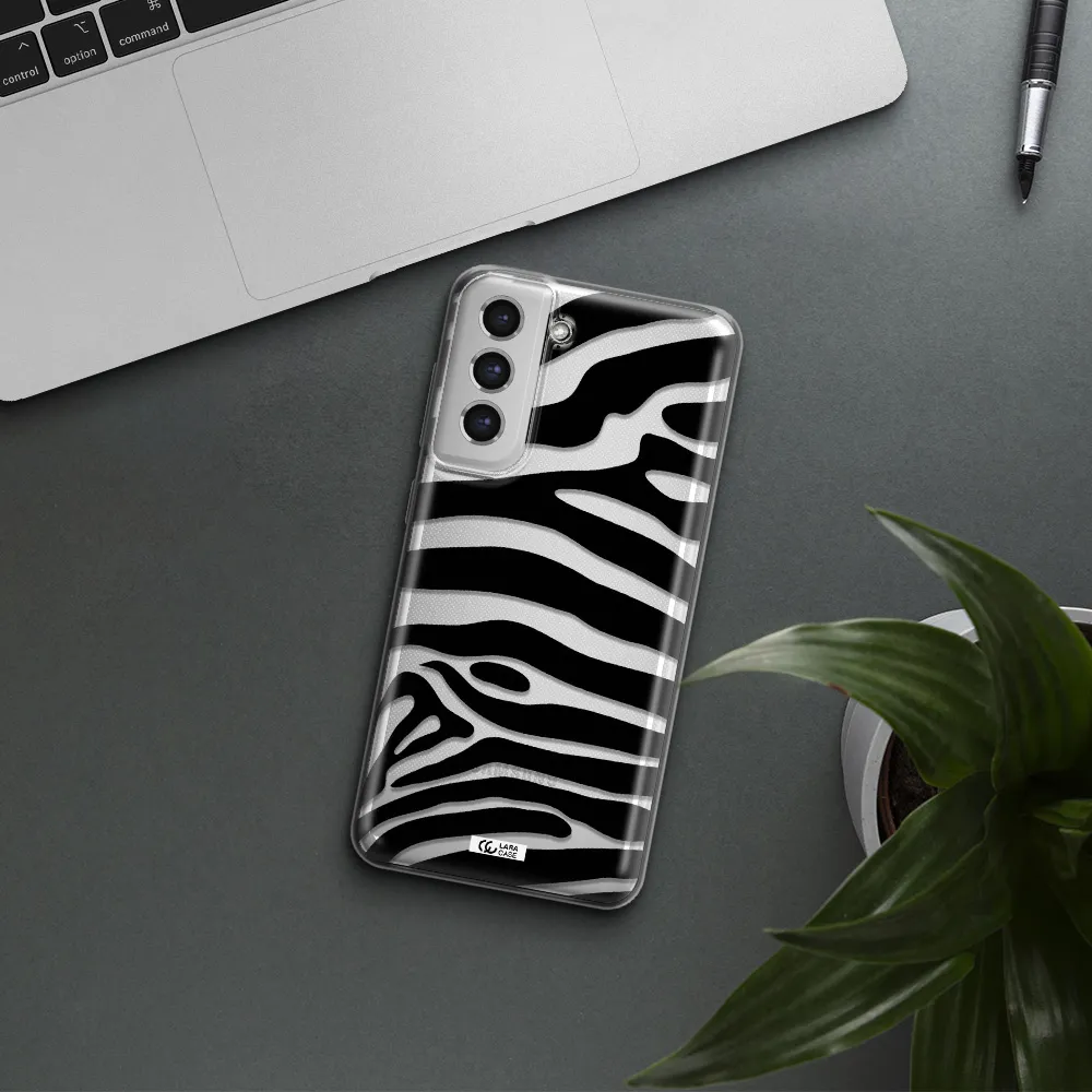 Zebra Samsung S21 Fe Clear Tpu Case