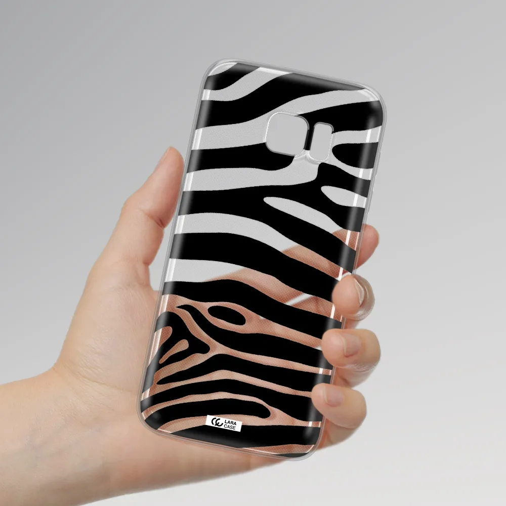 Zebra Samsung S7 Edge Clear TPU Case