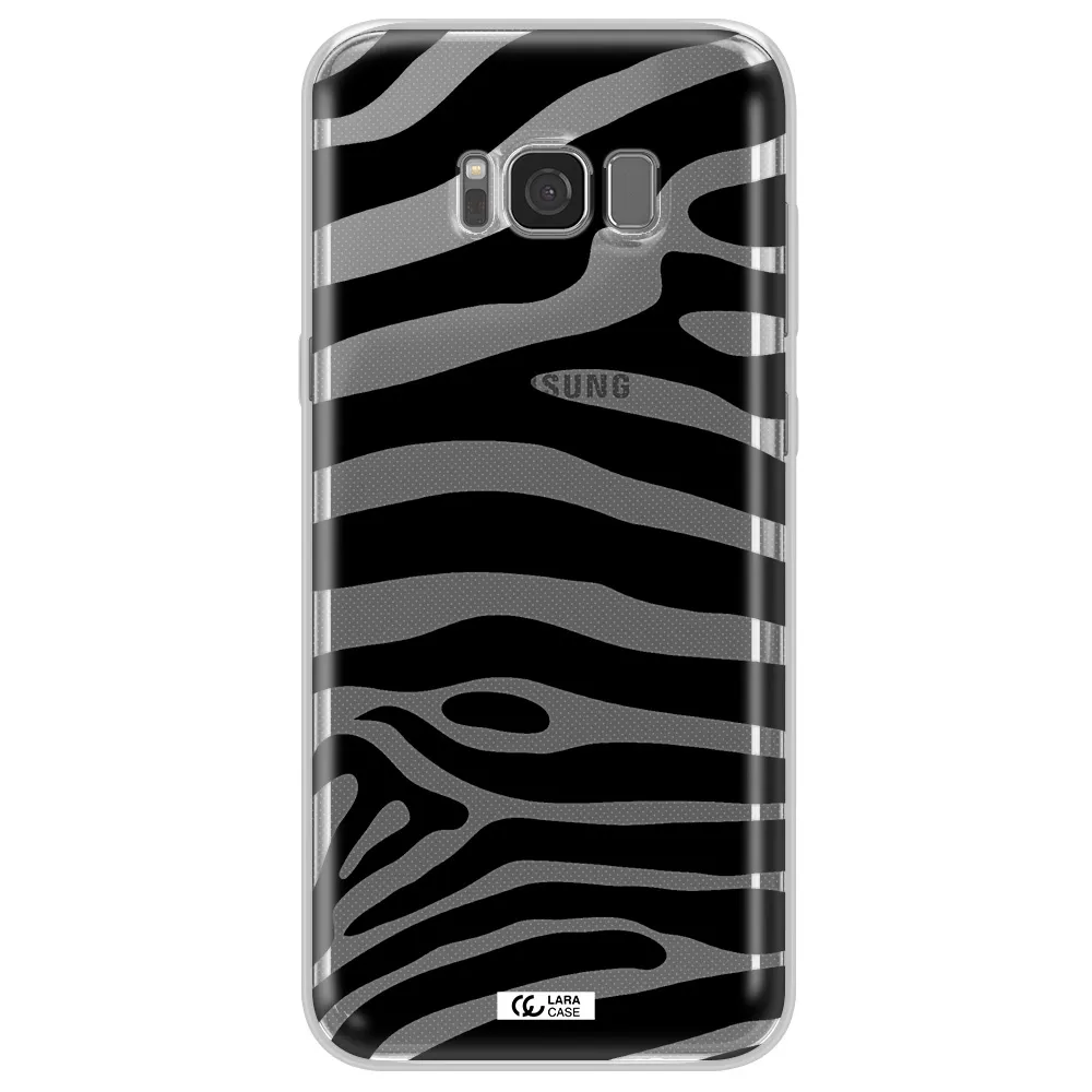 Zebra Samsung S8 Clear TPU Case