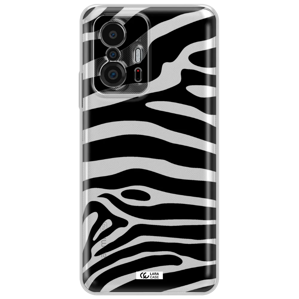 Zebra Xiaomi 11T Clear Tpu Case
