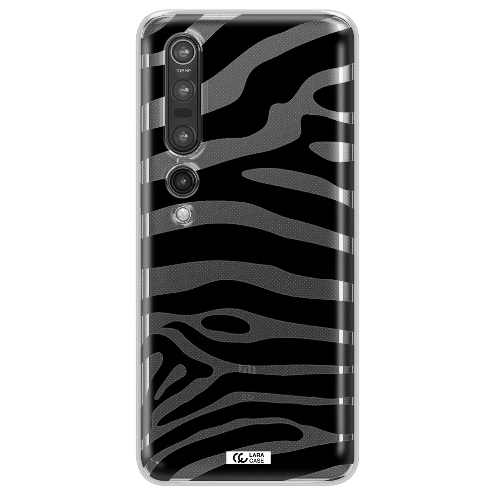 Zebra Xiaomi Mi 10 Pro Clear TPU Case