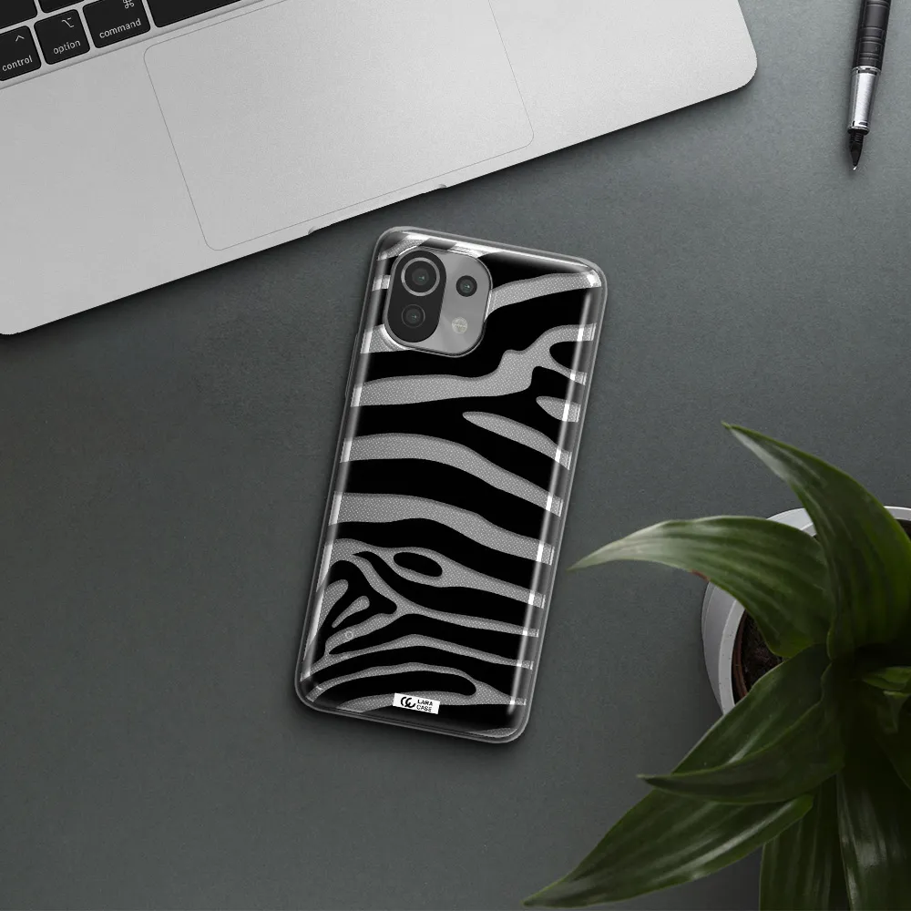 Zebra Xiaomi Mi 11 Lite Clear TPU Case