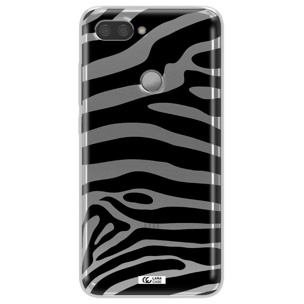 Zebra Xiaomi Mi 8 Lite Clear TPU Case