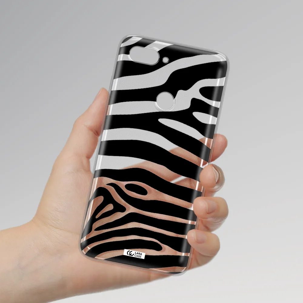 Zebra Xiaomi Mi 8 Lite Clear TPU Case