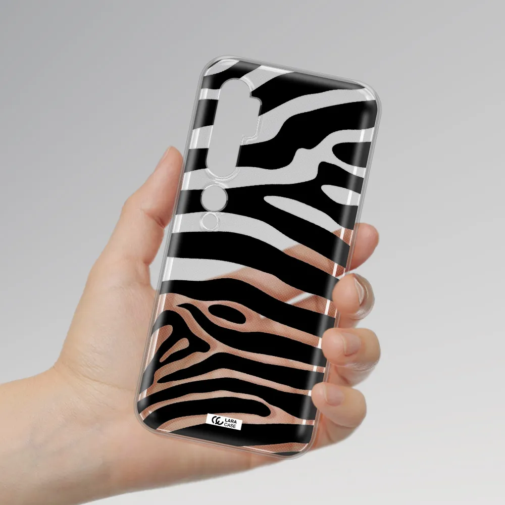 Zebra Xiaomi Mi Note 10 Clear TPU Case