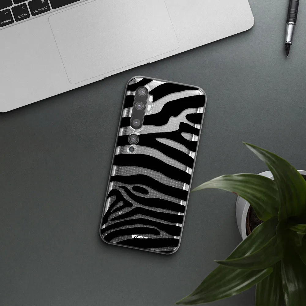 Zebra Xiaomi Mi Note 10 Clear TPU Case