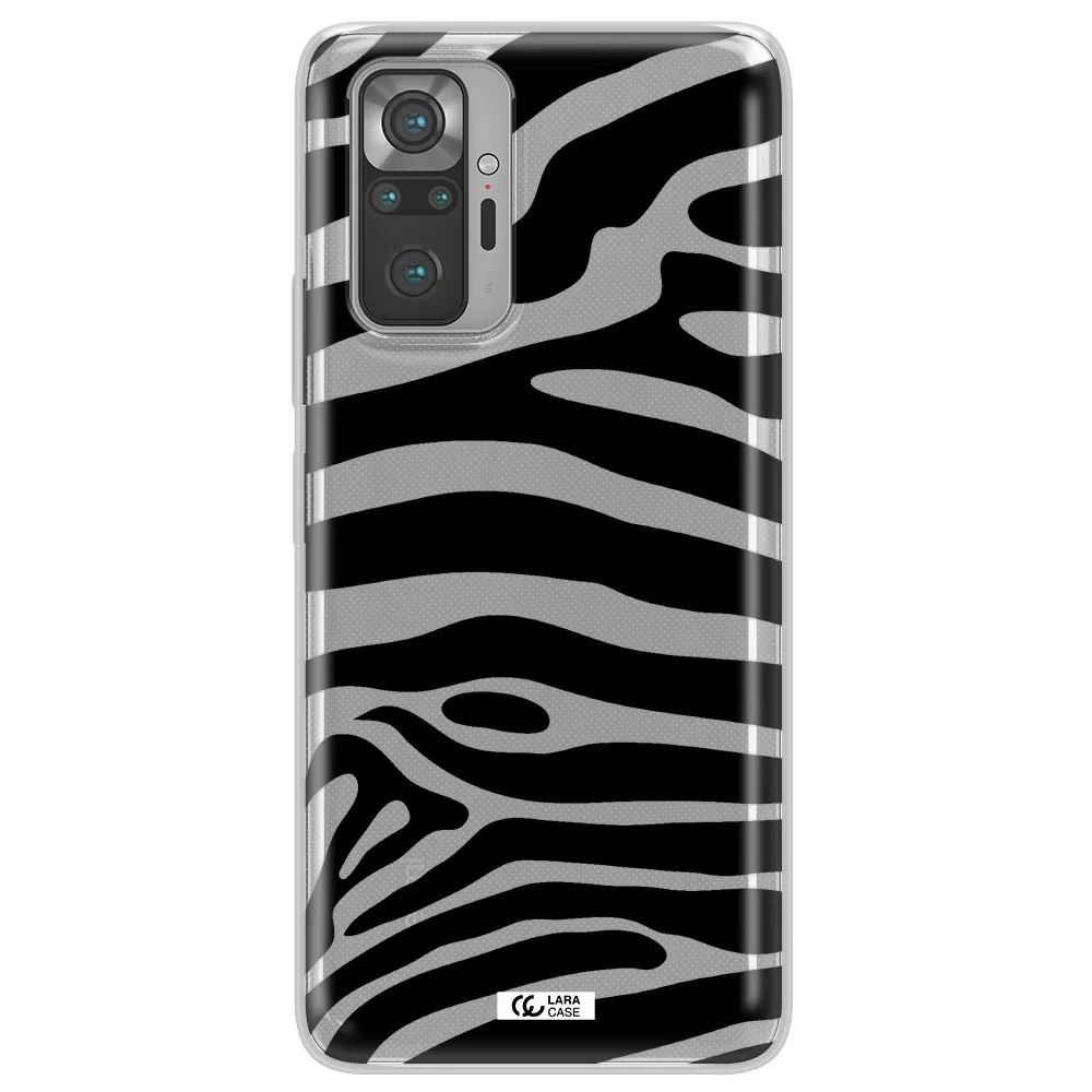 Zebra Xiaomi Note 10 Pro Clear TPU Case