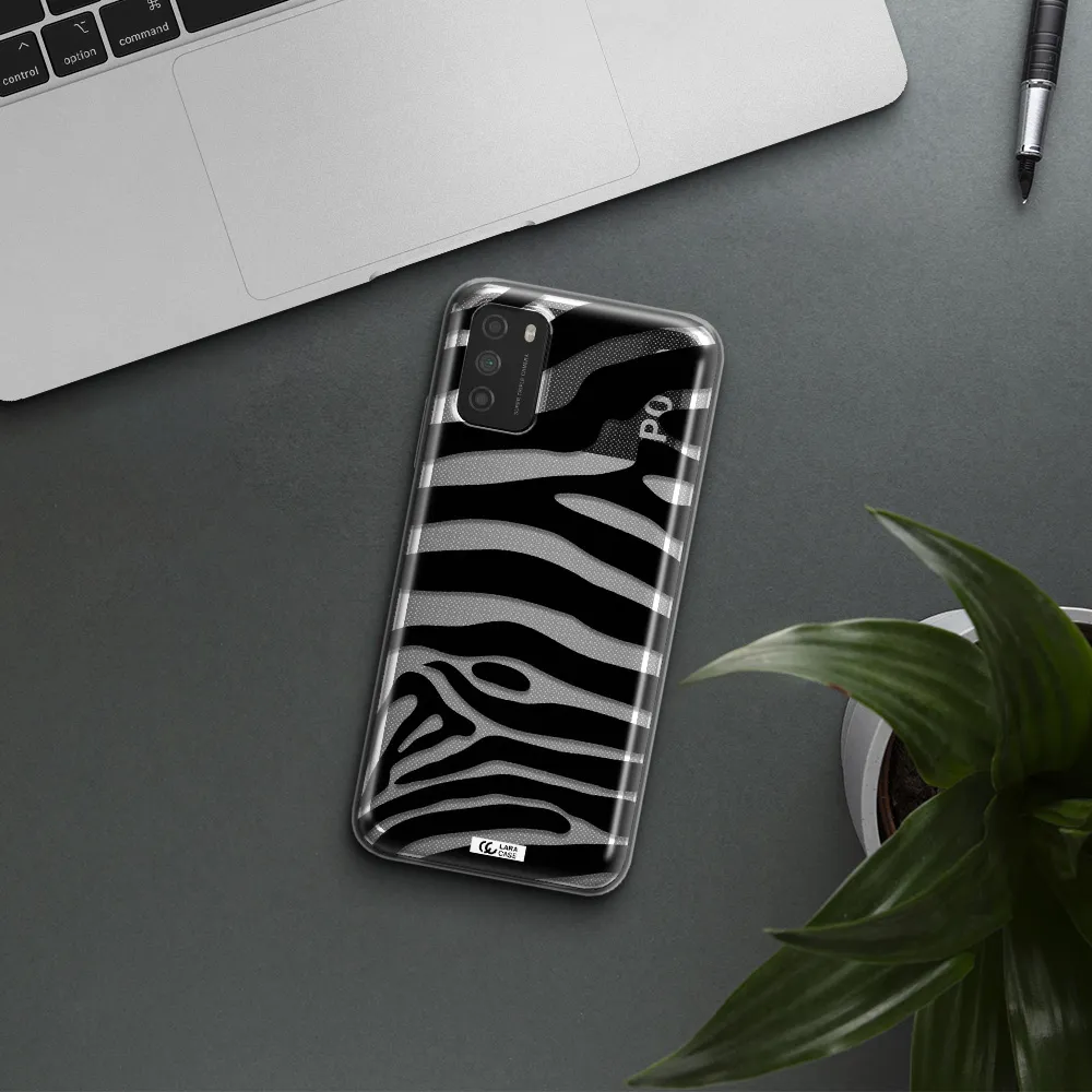 Zebra Xiaomi Poco M3 Clear TPU Case
