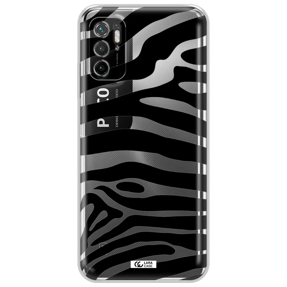 Zebra Xiaomi Poco M3 Pro Clear Tpu Case