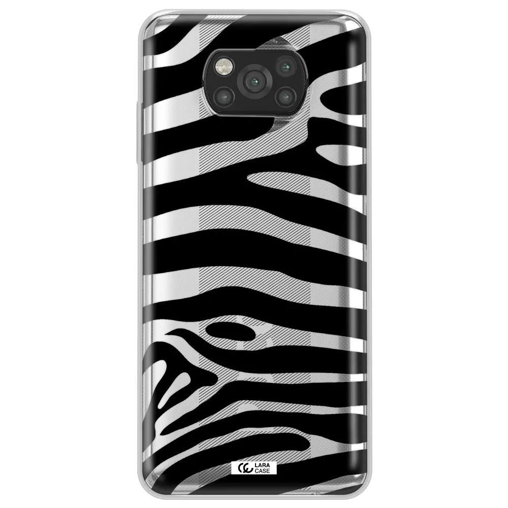 Zebra Xiaomi Poco X3 Clear TPU Case