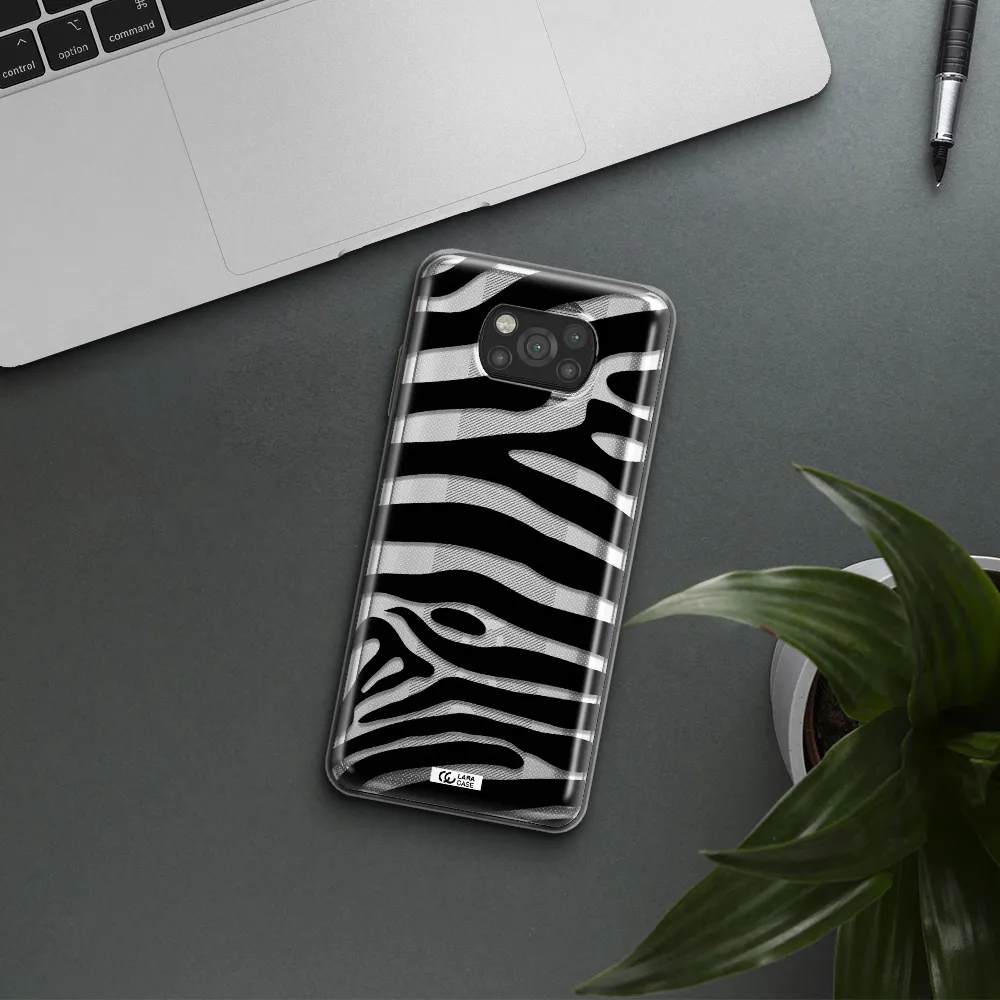 Zebra Xiaomi Poco X3 Clear TPU Case
