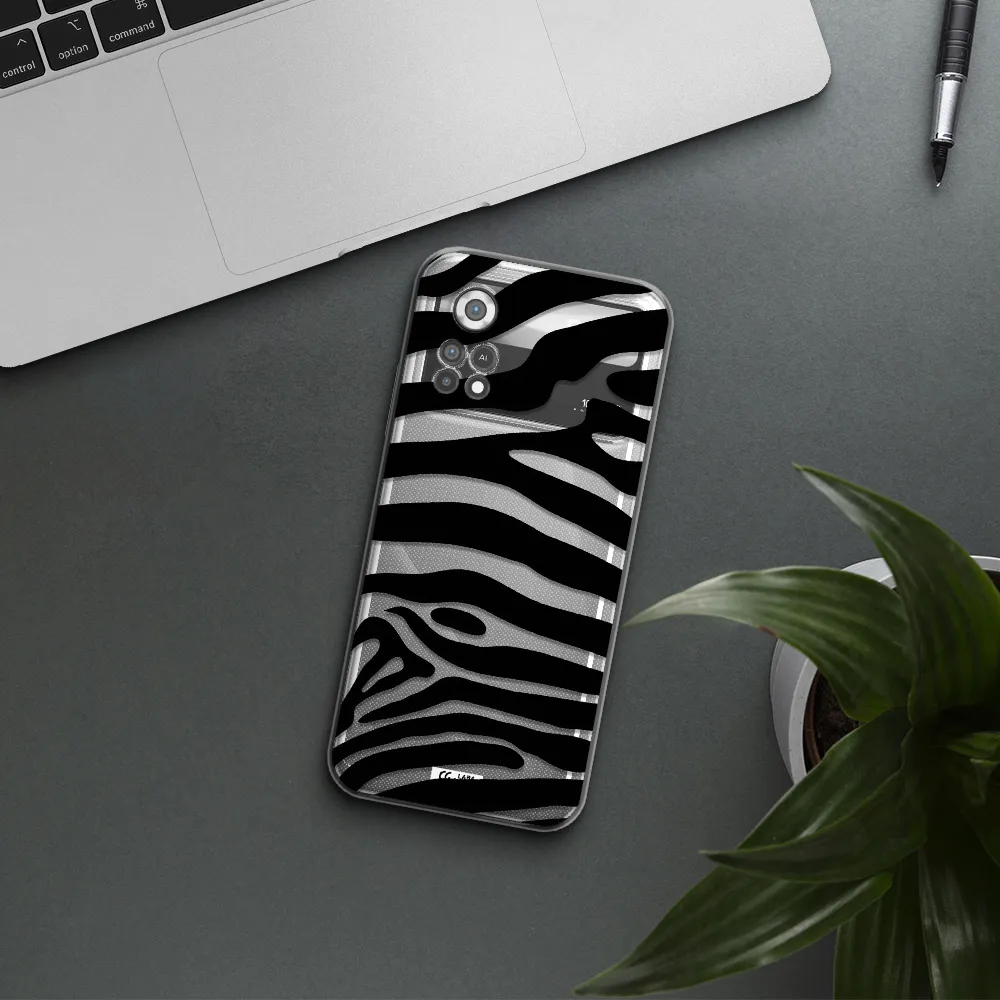 Zebra Xiaomi Poco X4 Pro Clear TPU Case
