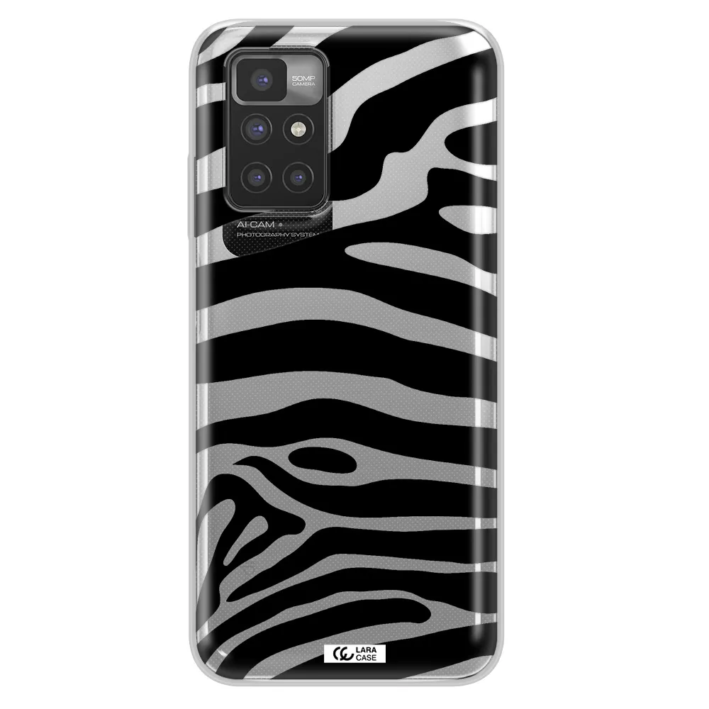 Zebra Xiaomi Redmi 10 Clear TPU Case