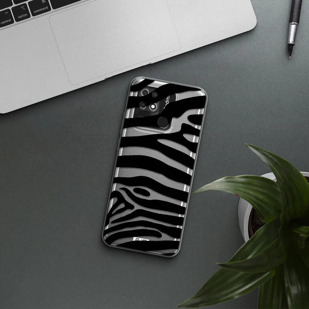 Zebra Xiaomi Redmi 10C Clear TPU Case