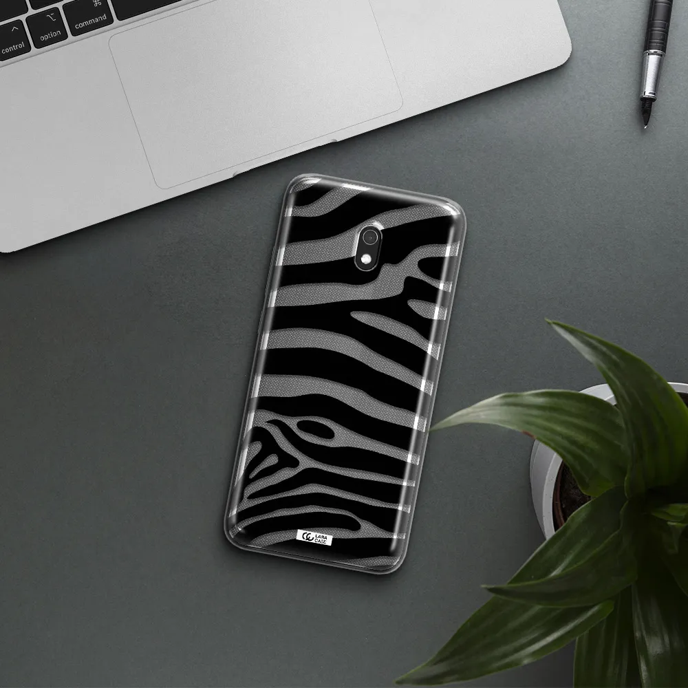 Zebra Xiaomi Redmi 8A Clear TPU Case