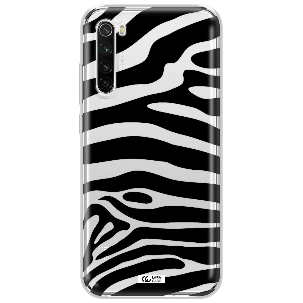 Zebra Xiaomi Redmi Note 8T Clear Tpu Case