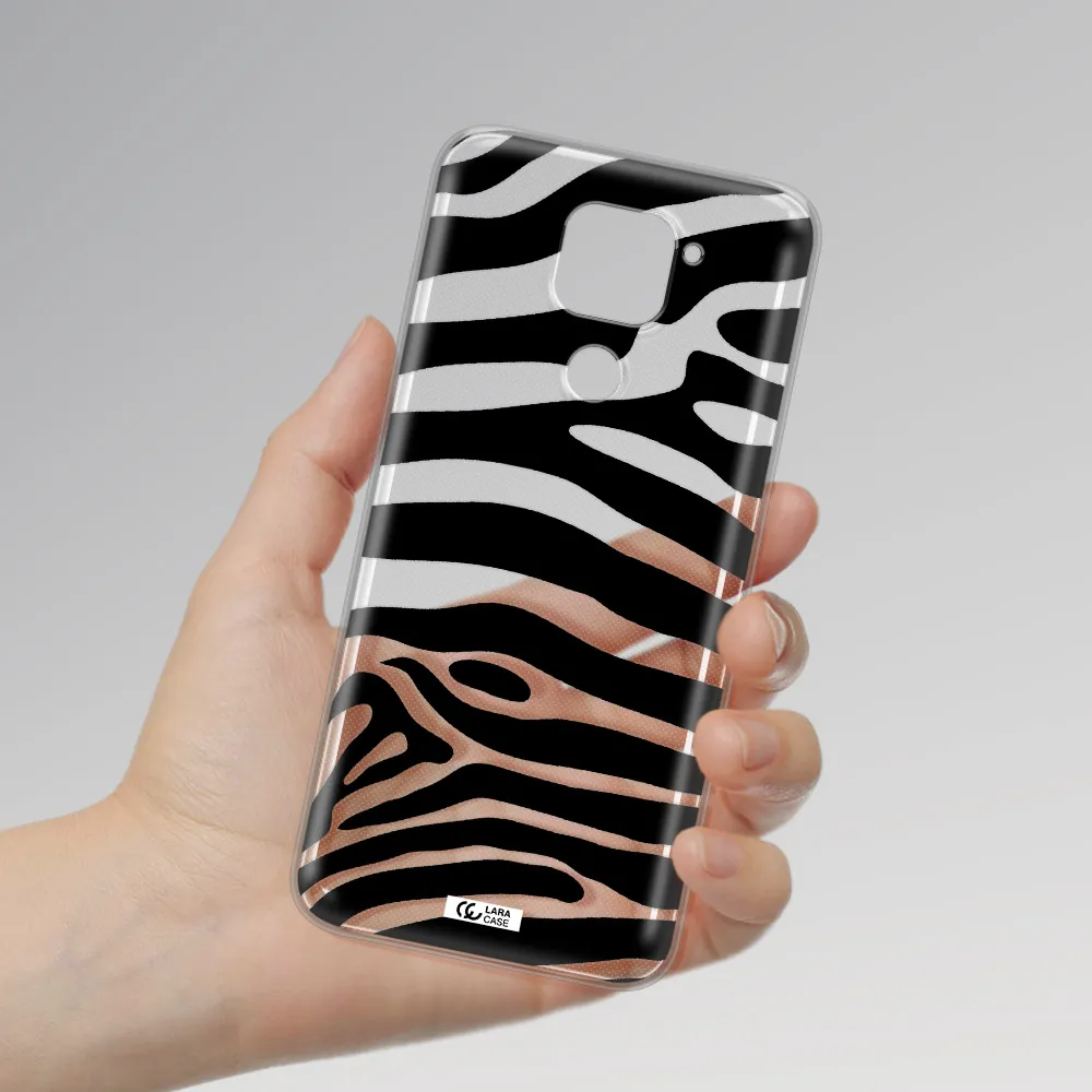 Zebra Xiaomi Redmi Note 9 Clear TPU Case