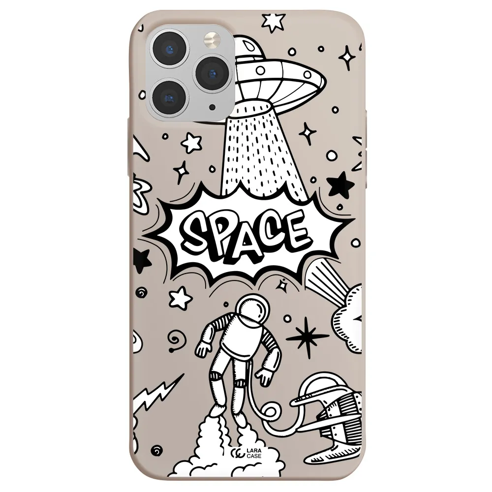 Space Poster Apple iPhone 11 pro max Silicone Stone Case
