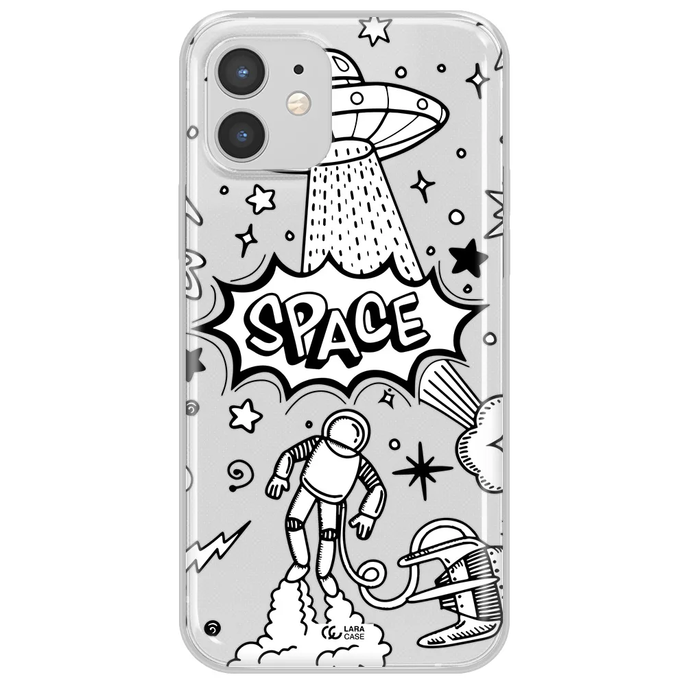 Space Poster Apple iPhone 12 mini Clear TPU Case