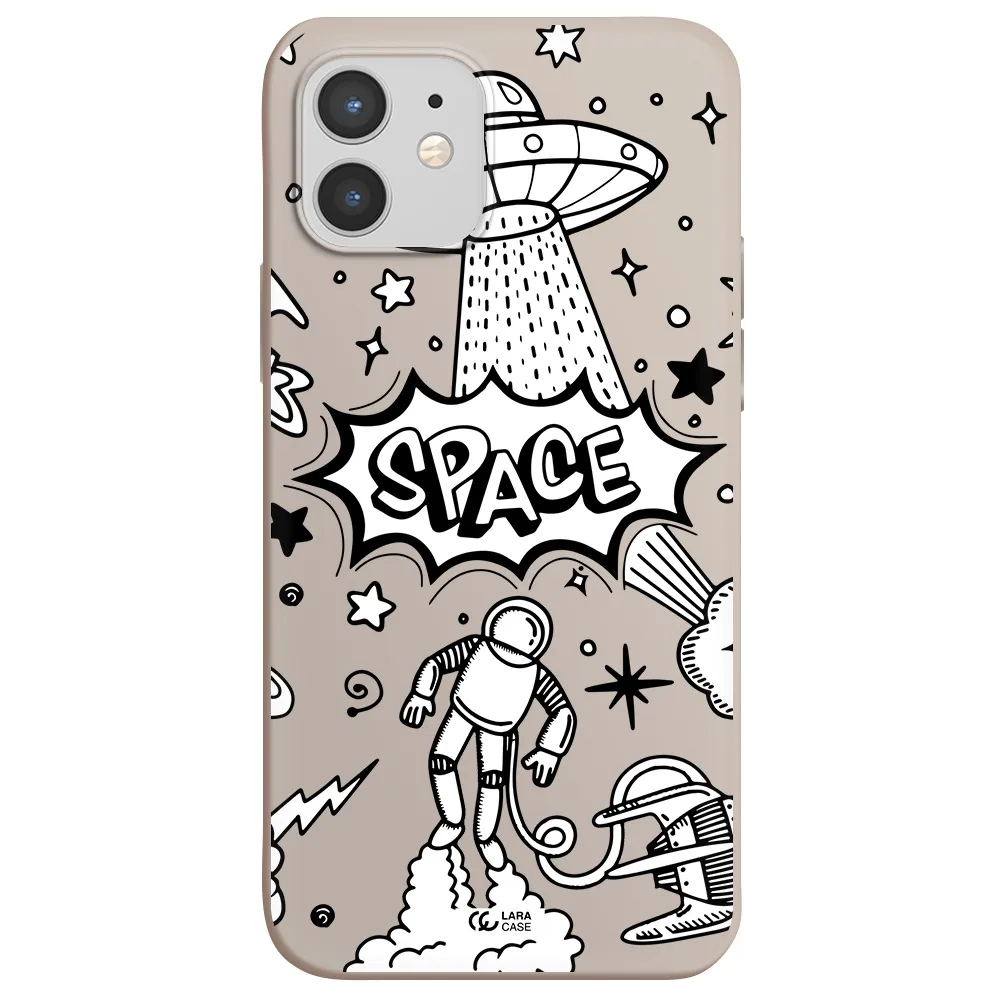 Space Poster Apple iPhone 12 mini Silicone Stone Case