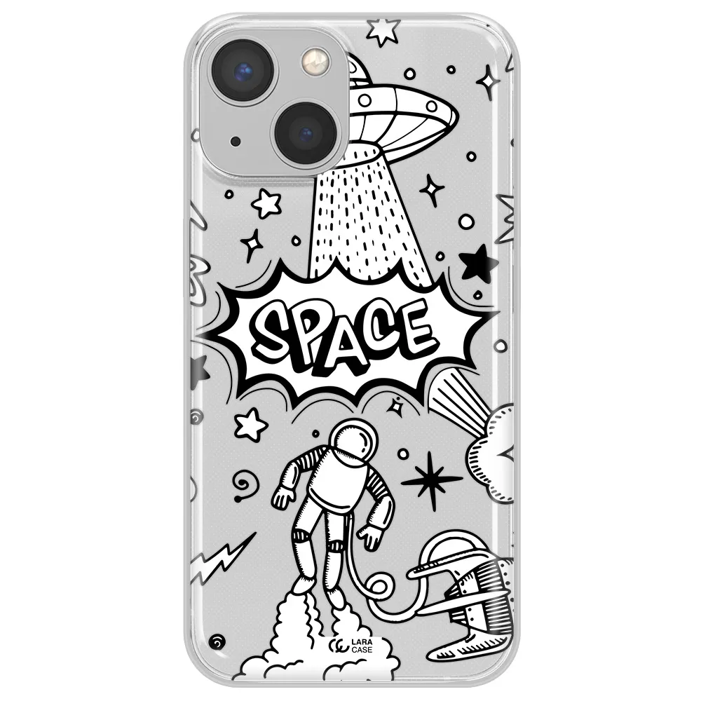 Space Poster Apple iPhone 13 Clear TPU Case