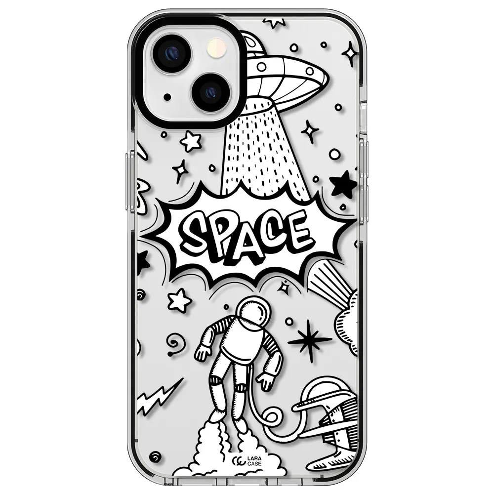 Space Poster Apple iPhone 13 impact black border Case